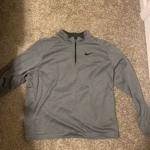 XXL Grey Nike Quarter Zip Jacket
